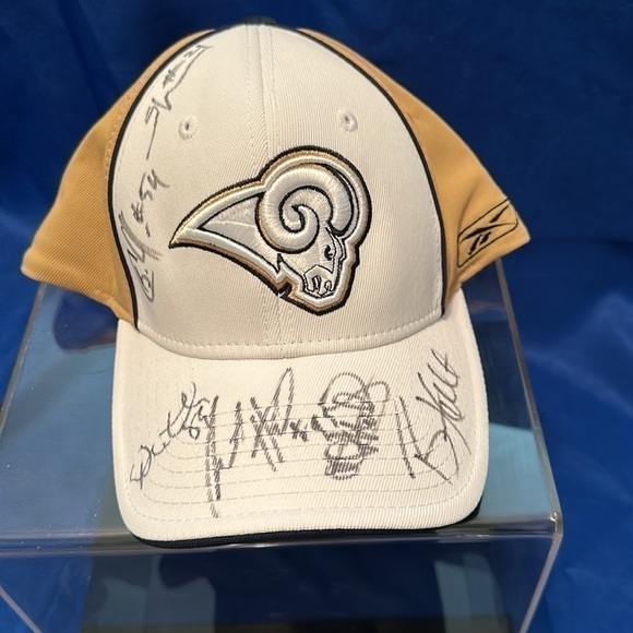 Saint Louis Rams autographed hat from 2005 in case - Picture 2 of 6